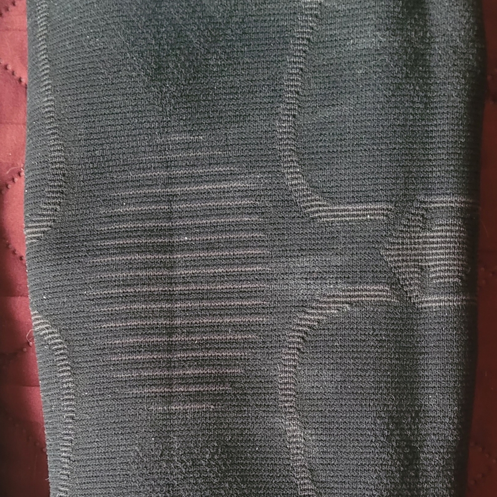 Chic Black Textured Fabric
